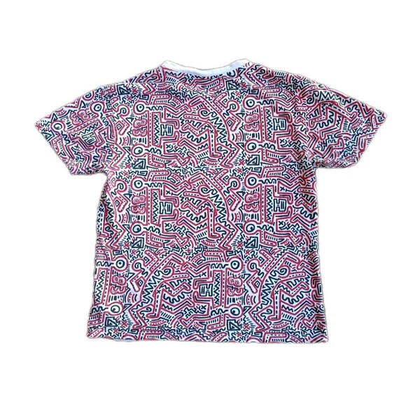 Diamond Supply Co T-Shirt Men's Small Keith Haring Art Graphic Red Short Sleeve - Picture 6 of 8